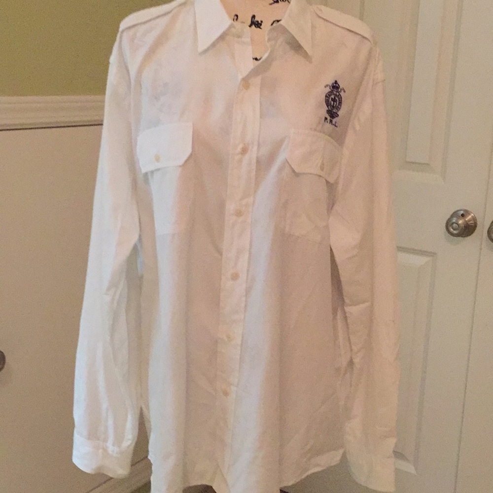 Polo by Ralph Lauren xl white shirt - SO SOFT